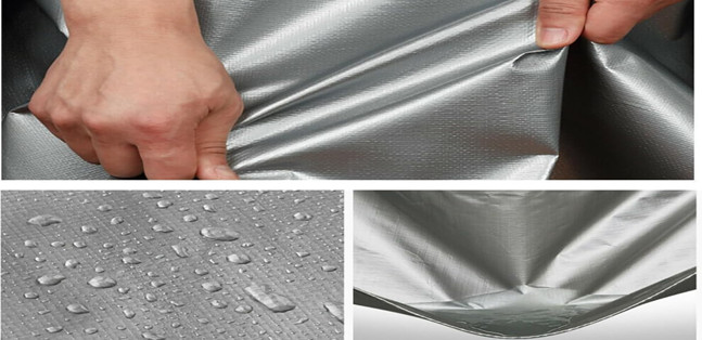 poly tarps silver tarps