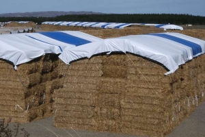 straw tarpaulin hay bale tarps