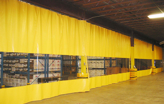 Industrial Divider Curtains Industrial Curtain Wall warehouse curtain