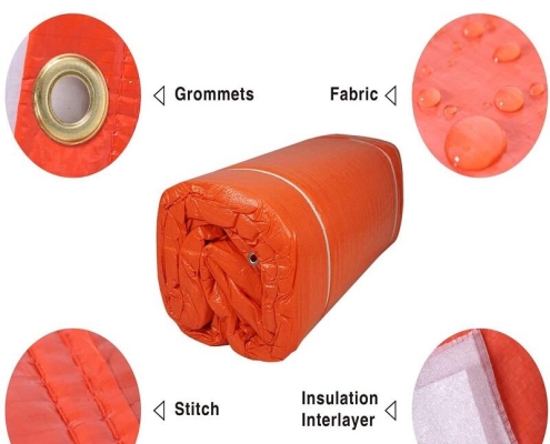 Industrial insulated covers Jobsite thermal blankets