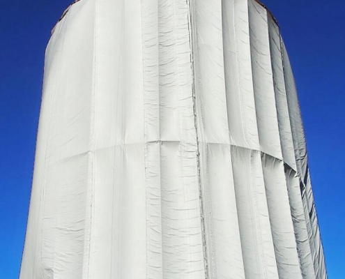 Mesh containment tarps Wind containment tarps