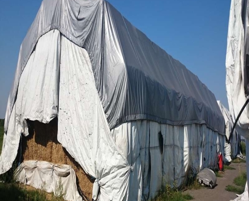 Heavy-duty tarps for hay Outdoor hay stack covers Poly tarps for agriculture