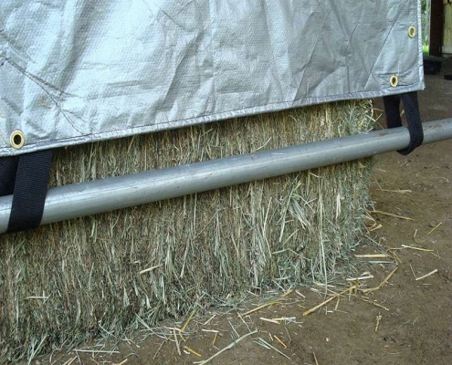 Breathable hay tarps for moisture control Round bale covers Silage tarps