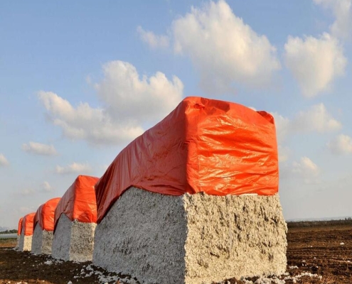 Agricultural cotton covers Cotton storage covers
