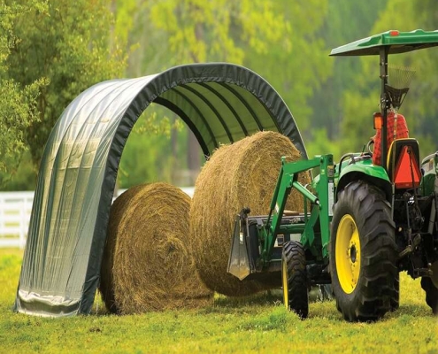 Heavy duty tarps for farm equipment and livestock use Wind-resistant tarps for cattle sheds