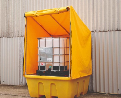 custom IBC pallet covers bulk order IBC cover for weather protection reusable IBC covers for industrial storage