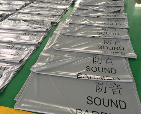 Sound absorbing tarpaulin Site noise reduction covers
