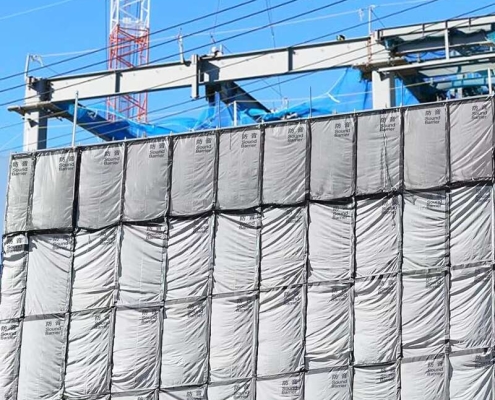 Sound absorbing sheet for construction Noise control sheet
