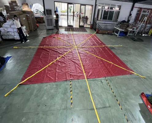 Snow removal solutions tarps Cold weather tarps for snow coverage Insulated snow tarps