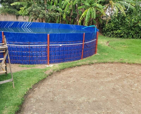 Custom size tarps for aquaculture tanks Waterproof covers for fish ponds