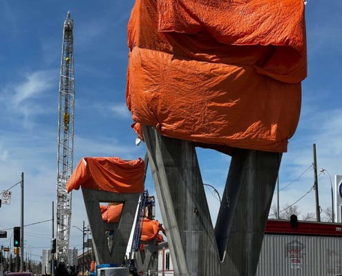 Construction insulated tarps Concrete curing tarps