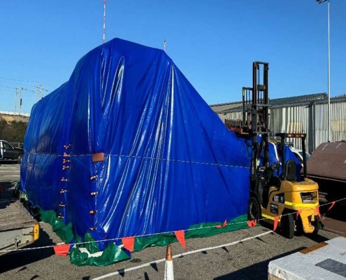 PVC tarpaulin fumigation tent pest control containment tent