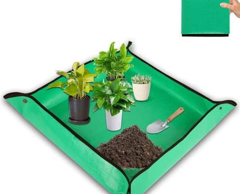 foldable plant repotting mat for bonsai and succulents
