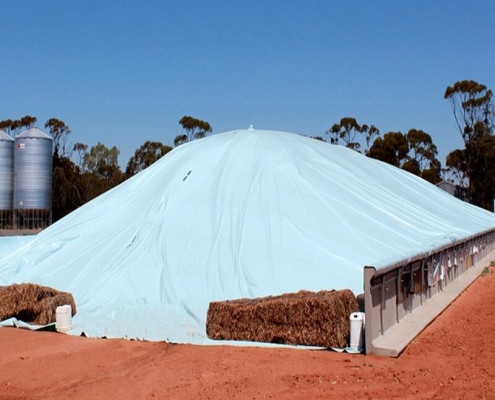 Custom size grain tarps for farm application Grain and hay protection covers for harvest season